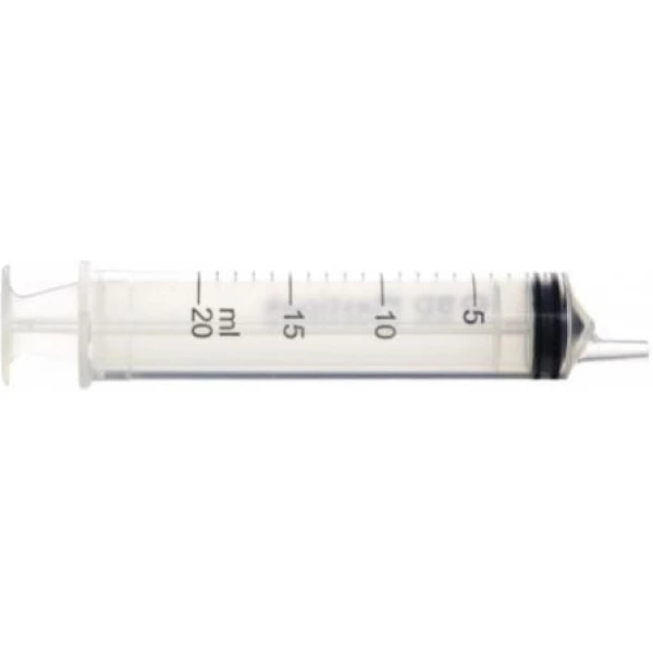 Plastipak Luer Slip Eccentric Tip Syringe 20ML 1 X 120