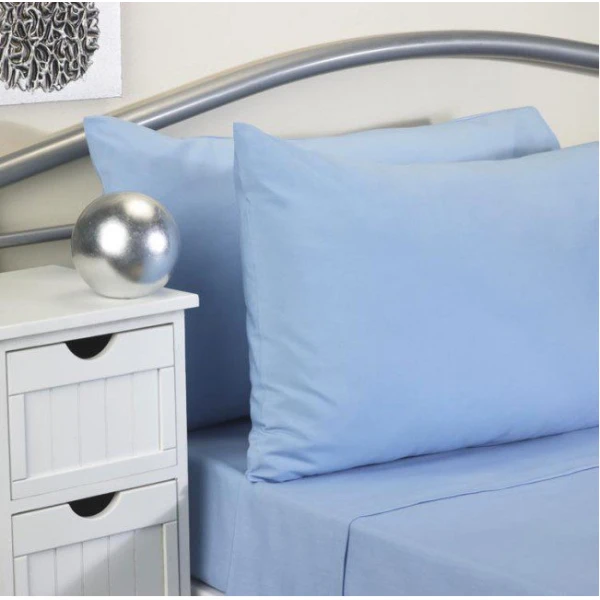 Softguard FR Fitted Bed Sheet BLUE Single
