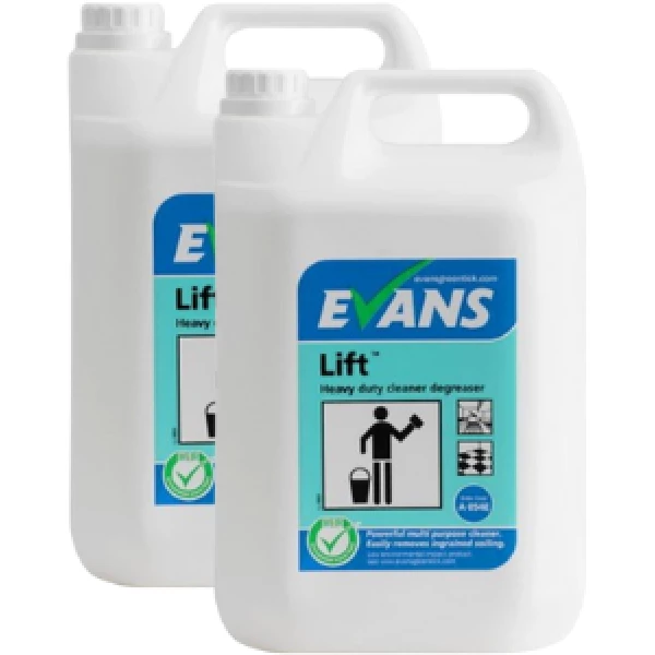 Evans Lift Heavy Duty Unperfumed Cleaner Degreaser 5LTR
