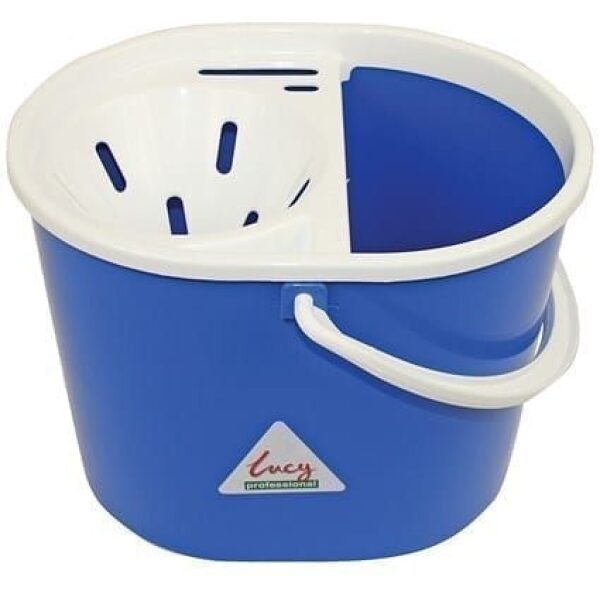 Lucy SYR Mop Bucket & Sieve BLUE 15LTR